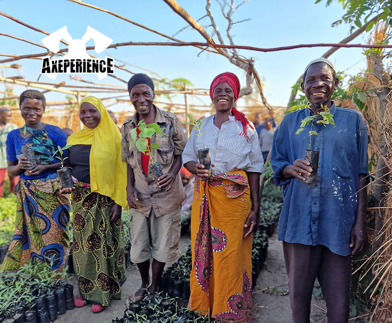 Axeperience are a corporate partner planting trees in Malawi
