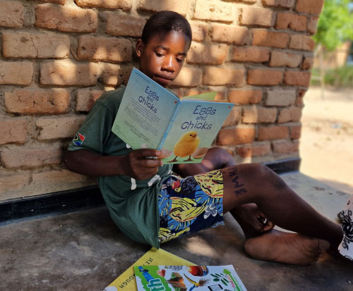 Peter loves reading but loves baby birds and nature even more