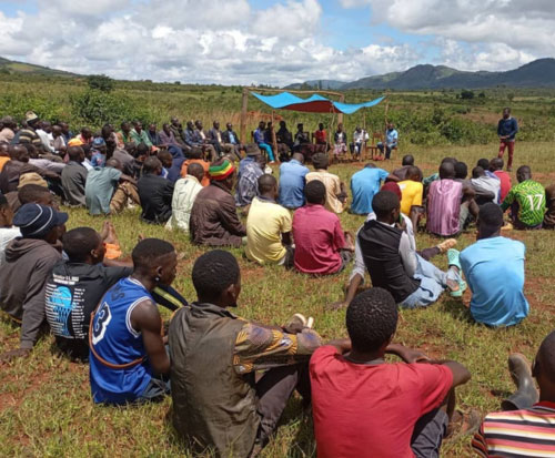 Tree planting awareness raising days in Malawi