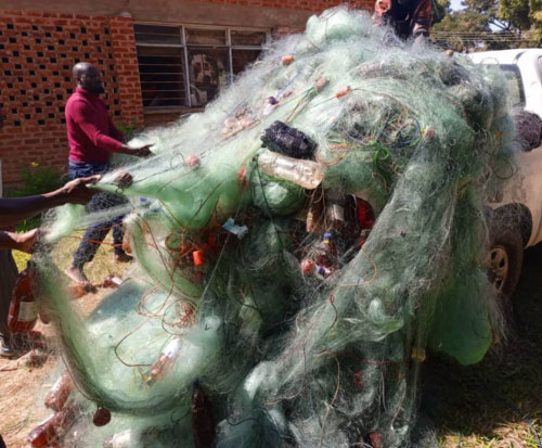 Enforcement teams are taking an active approach and confiscating illegal fishing nets