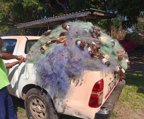 More illegal nets confiscated in Nkhotakota District