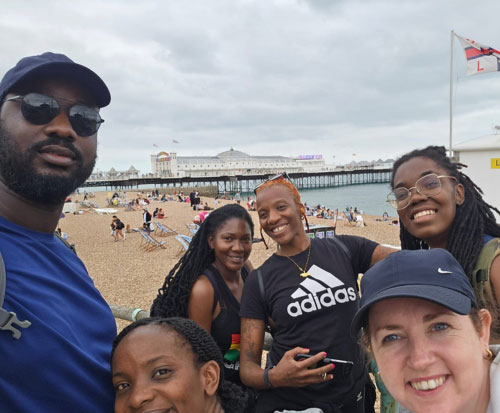 Epic walk by Simone and friends for Ripple Africa