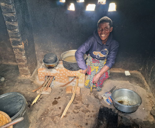 Chrissie loves her cookstove as she has more time to farm