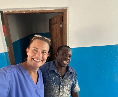 Hayley helped our painter renovate a preschool