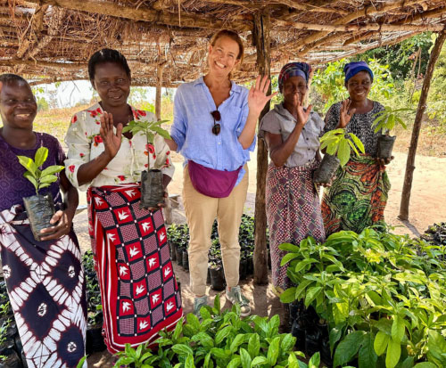 Hayley visited our fruit tree clubs