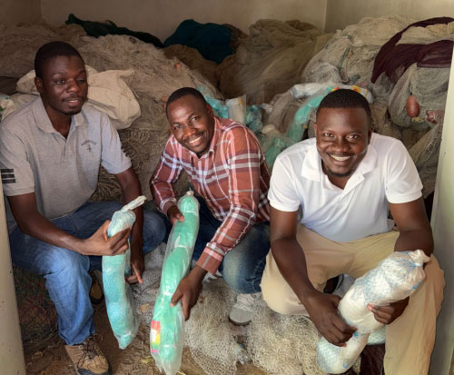 Illegal fish net confiscations