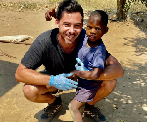 Tommaso supported Loveness with home visits