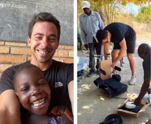 Tommaso volunteered in Malawi