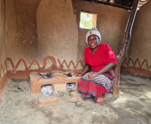 Jessie loves her fuel efficient cookstove