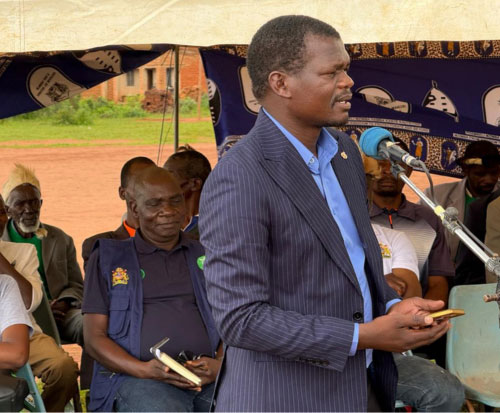 Member of Parliament addressing the attendees
