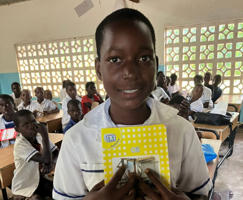 Maria is the top reader at Reading Club