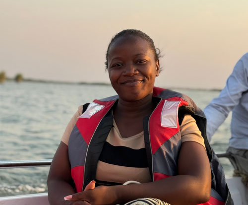 Mercy Gama interviewed by National Geographic in Mangochi District