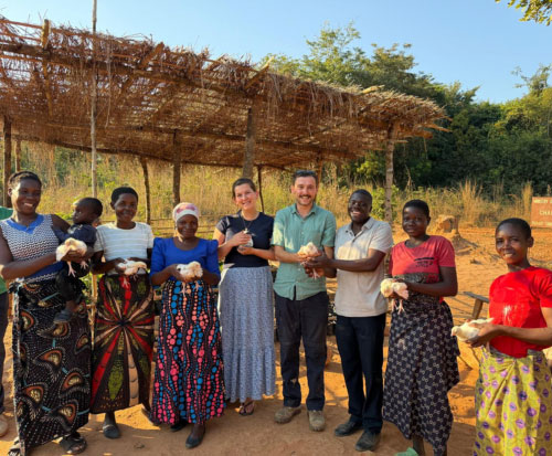 Visiting our agriculture projects in Malawi