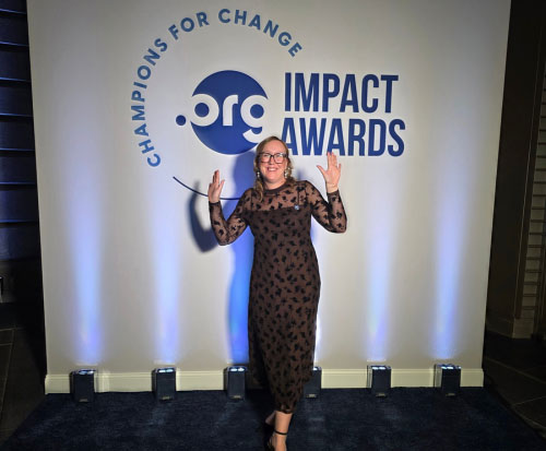 Our COO Nikki Khoram at the ORG Impact Awards